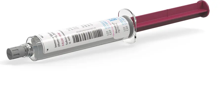 Hizentra prefilled syringe for subcutaneous immune globulin (SCIg) infusion in CIDP