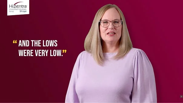 Video thumbnail: Stacy, a patient advocate on Hizentra subcutaneous Ig therapy